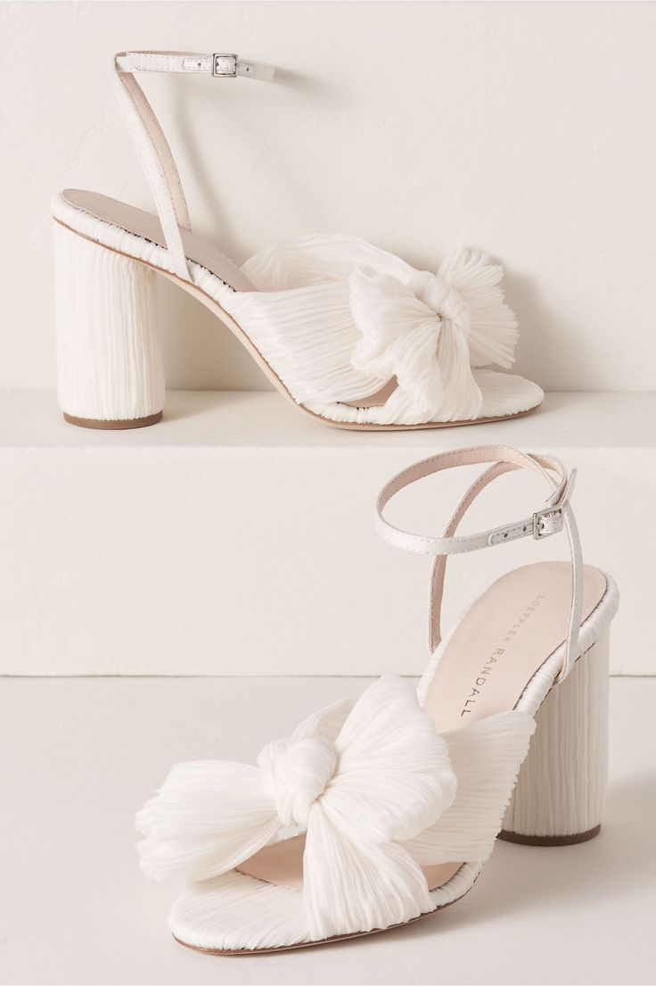 white sandal heel for girls 