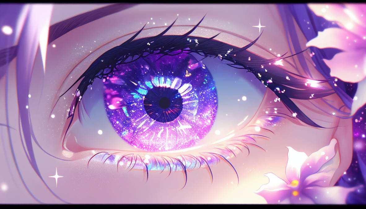 anime girl eye aesthetic wallpaper 