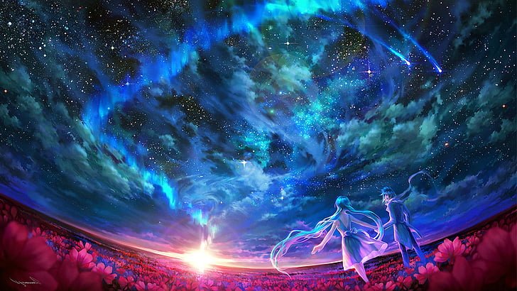 Unlock the beauty of ultra HD 4K aesthetic anime wallpapers