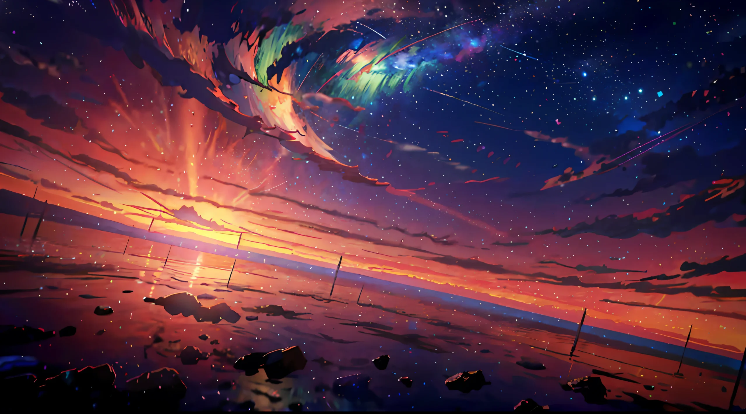 Dive into our latest HD 4K aesthetic anime sunset collection